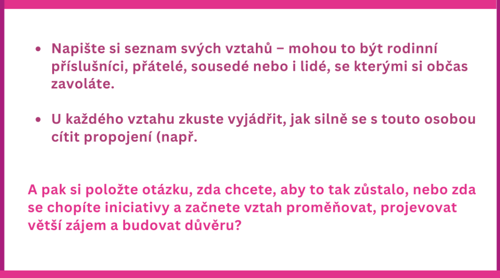 Otestujte svoje vztahy 