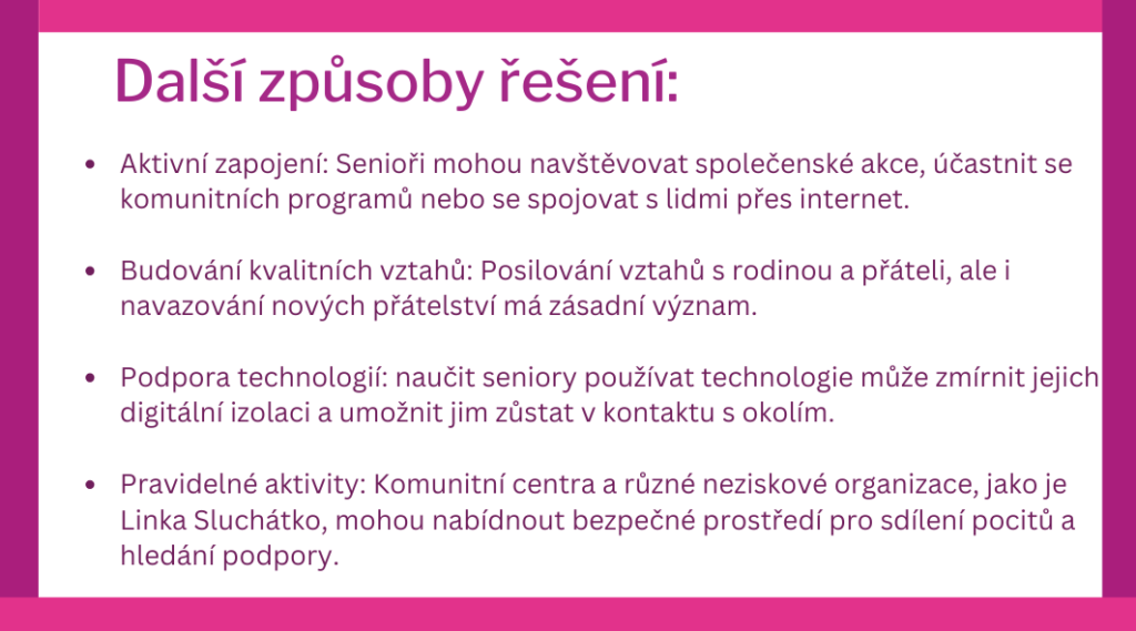 Osamělost a některé ze způsobů jak ji řešit